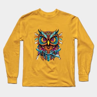 Mystic Rhapsody Owlscape Long Sleeve T-Shirt